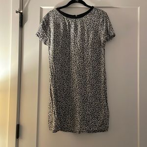 Cheetah abercrombie tshirt dress